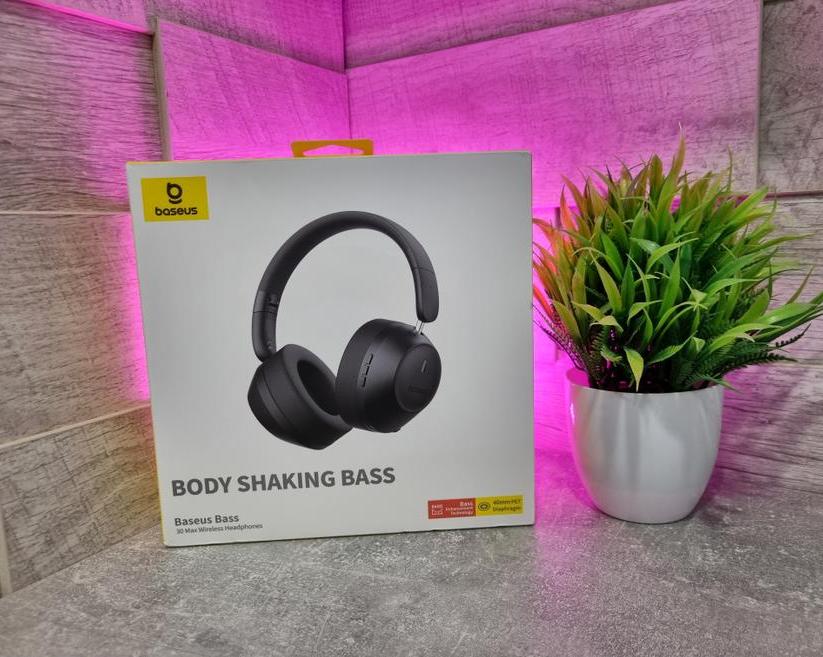 Обзор полноразмерных наушников Baseus Bass 30 Max с bluetooth 5.3 и 40 мм драйверами