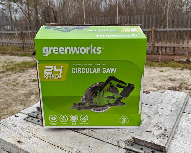 Стоит ли брать аккумуляторную дисковую пилу? Обзор Greenworks GD24CS