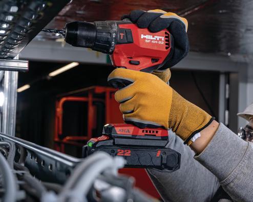 Компания Hilti выпустила аккумуляторную перфораторную дрель SF 4H-22
